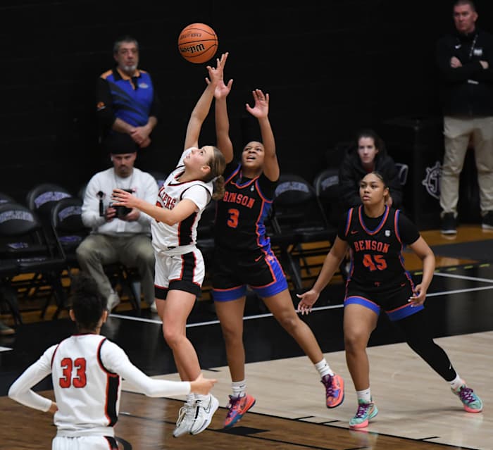 Benson Clackamas 6A Oregon girls basketball semifinal 2024 Taylor Balkom 45